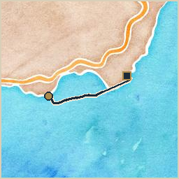 Track from Almerimar to Los Escullos