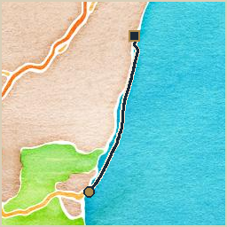 Track from Carboneras to Garrucha