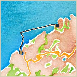 Track from Port de Sóller to Cala Tuent