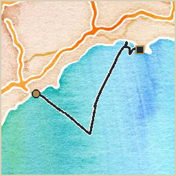 Track from Águilas to Cala Cerrada
