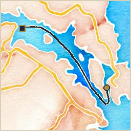 Track from Mahon to Ile Du Lazeret