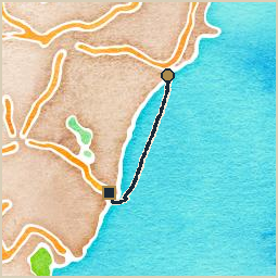 Track from Porto Cristo to Portocolom