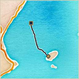 Track from Sant Antoni de Portmany to Columbrete Grande