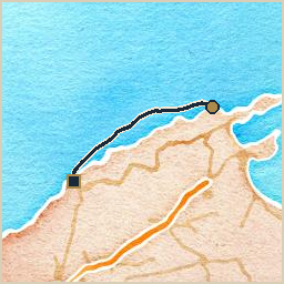Track from Cala Castell to Port de Sóller