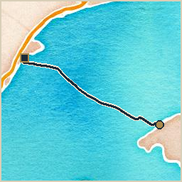 Track from Port de Sóller to Sant Carles de la Ràpita